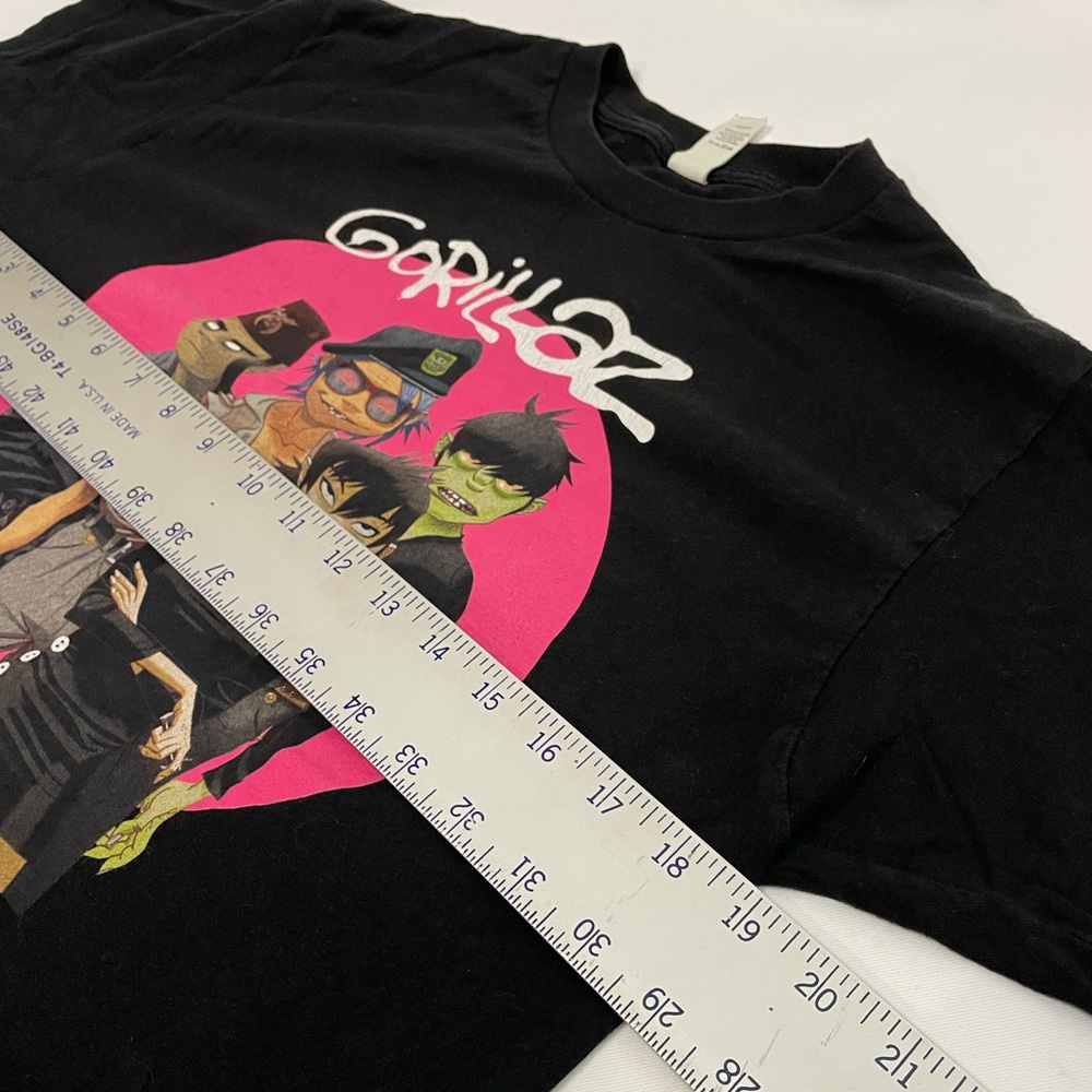 Tultex black Gorillaz graphic band tee sz M - Picture 7 of 8